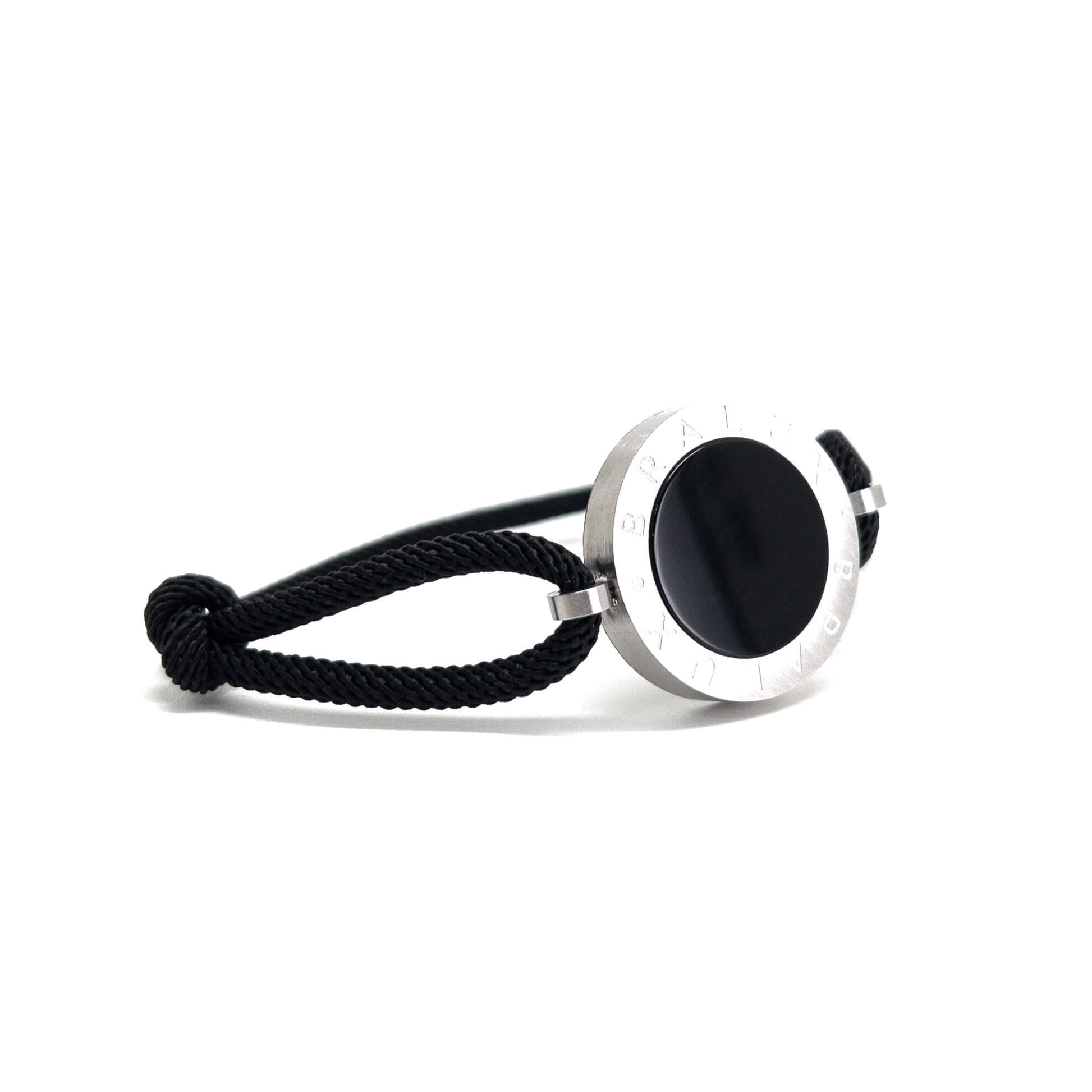 Circle Onyx Bracelet – Silver