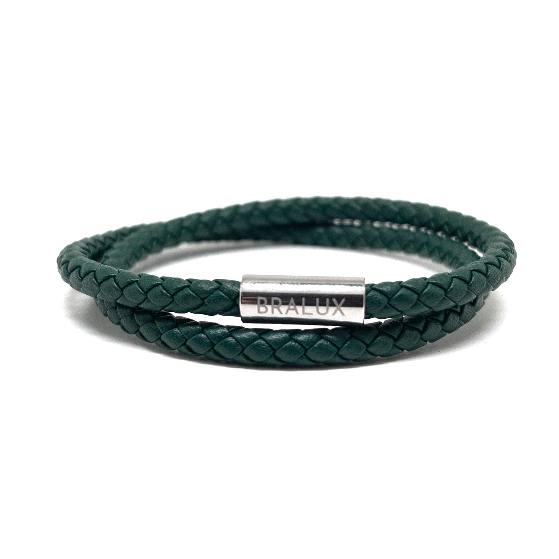 The Green Duo Leather Bracelet