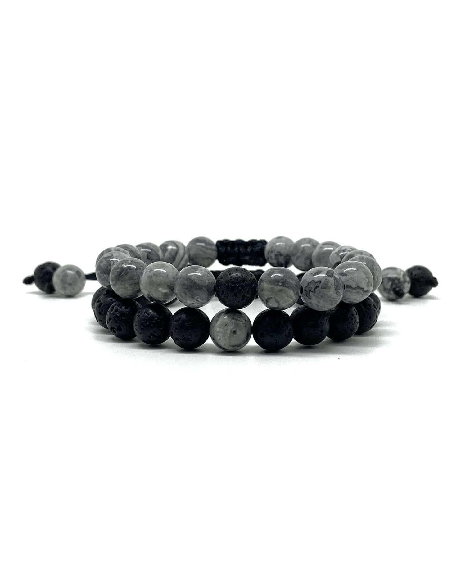 Black Grey Thread Bracelet