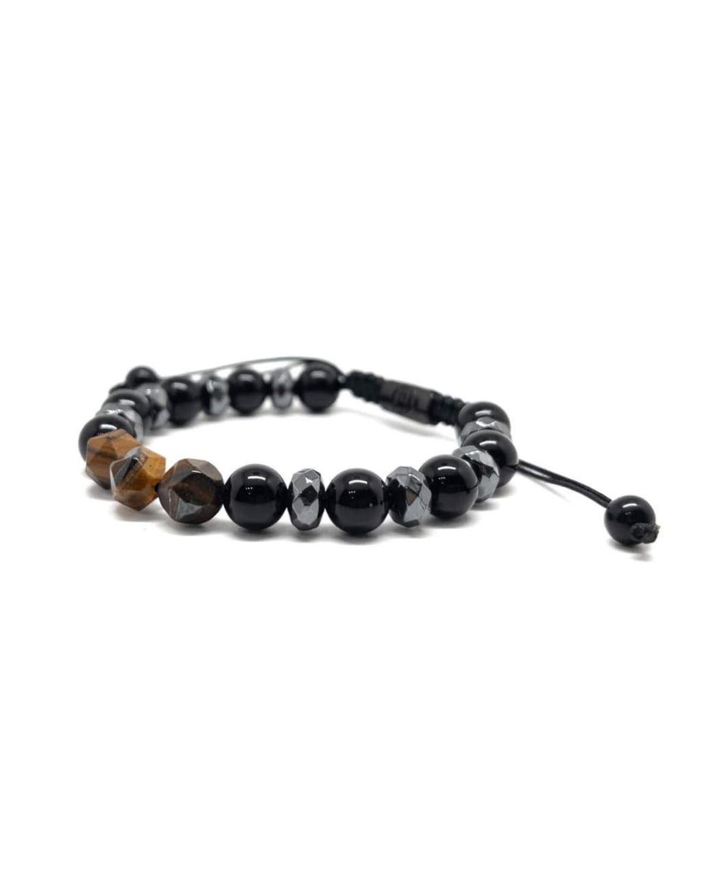 Obsidian & Tiger Eye Bracelet – Silver
