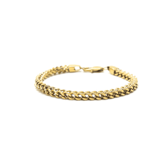 Gold Plated Franco Chain Bracelet