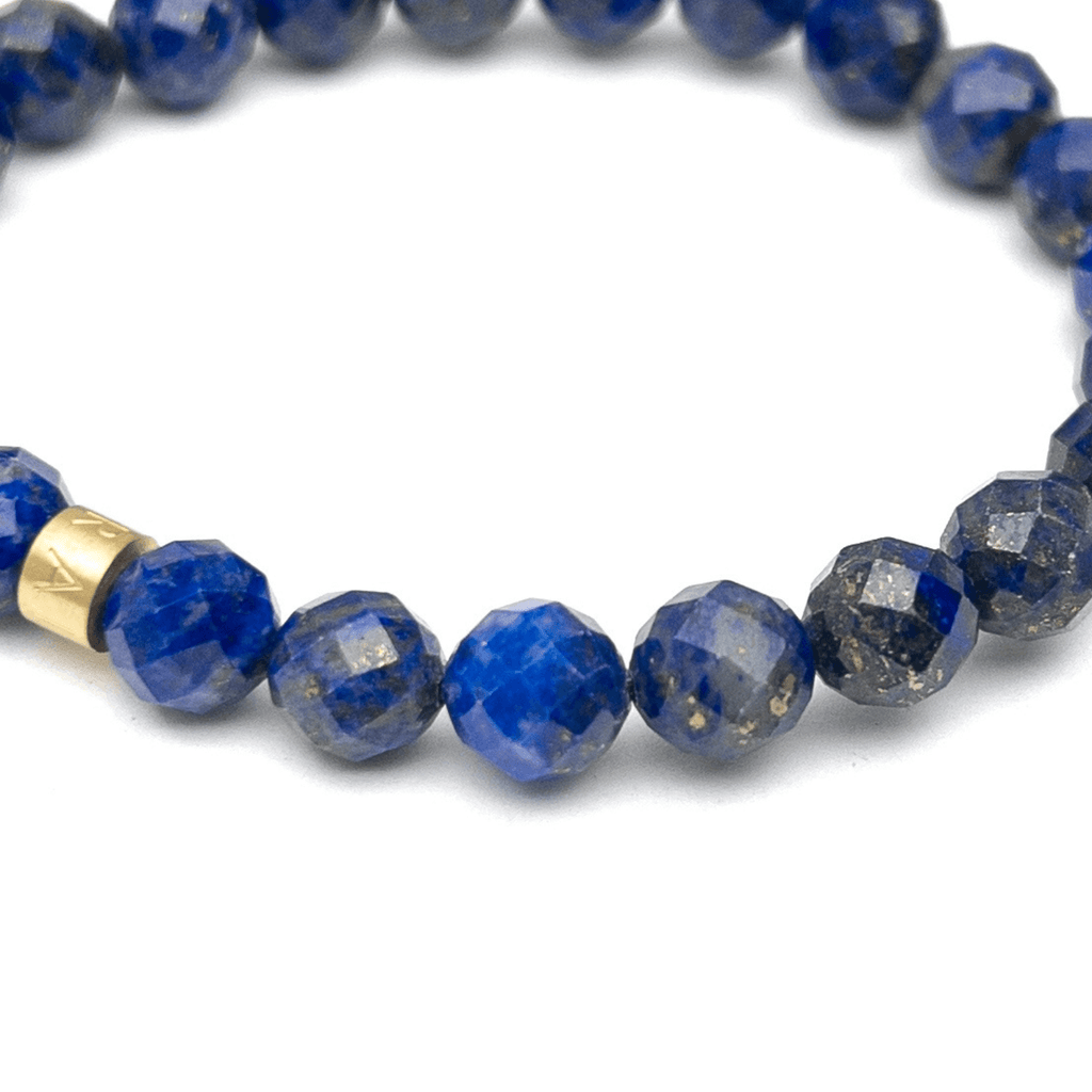 Faceted Lapis Signature – Gold