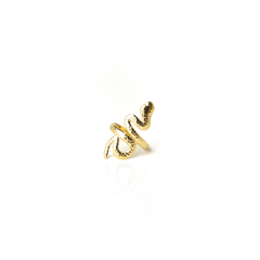 Gold Plated Serp Ring