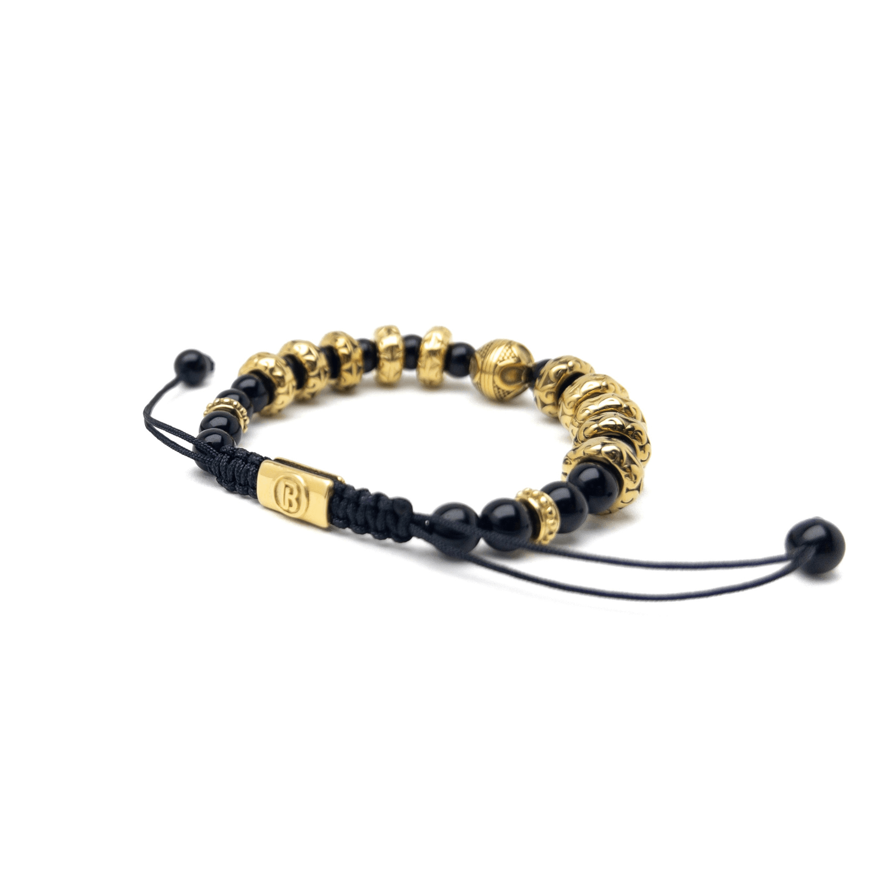 Cylinder Thread Bracelet – Gold