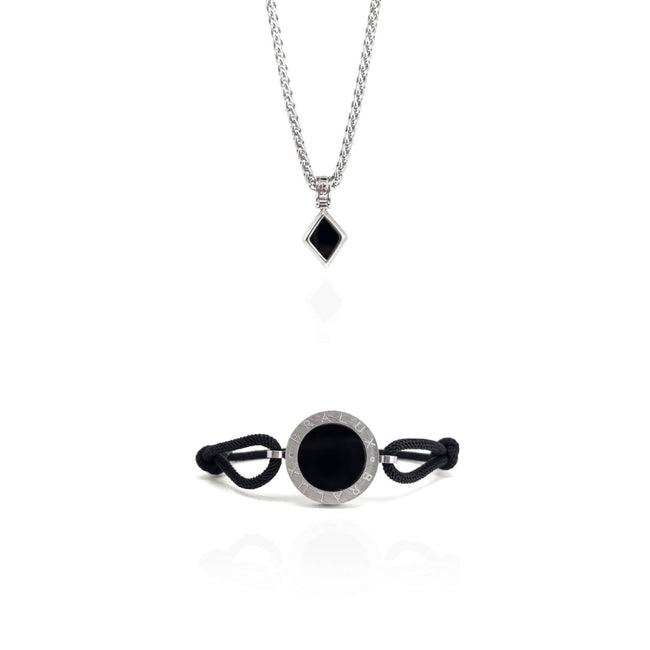 The Onyx set - Silver Main image