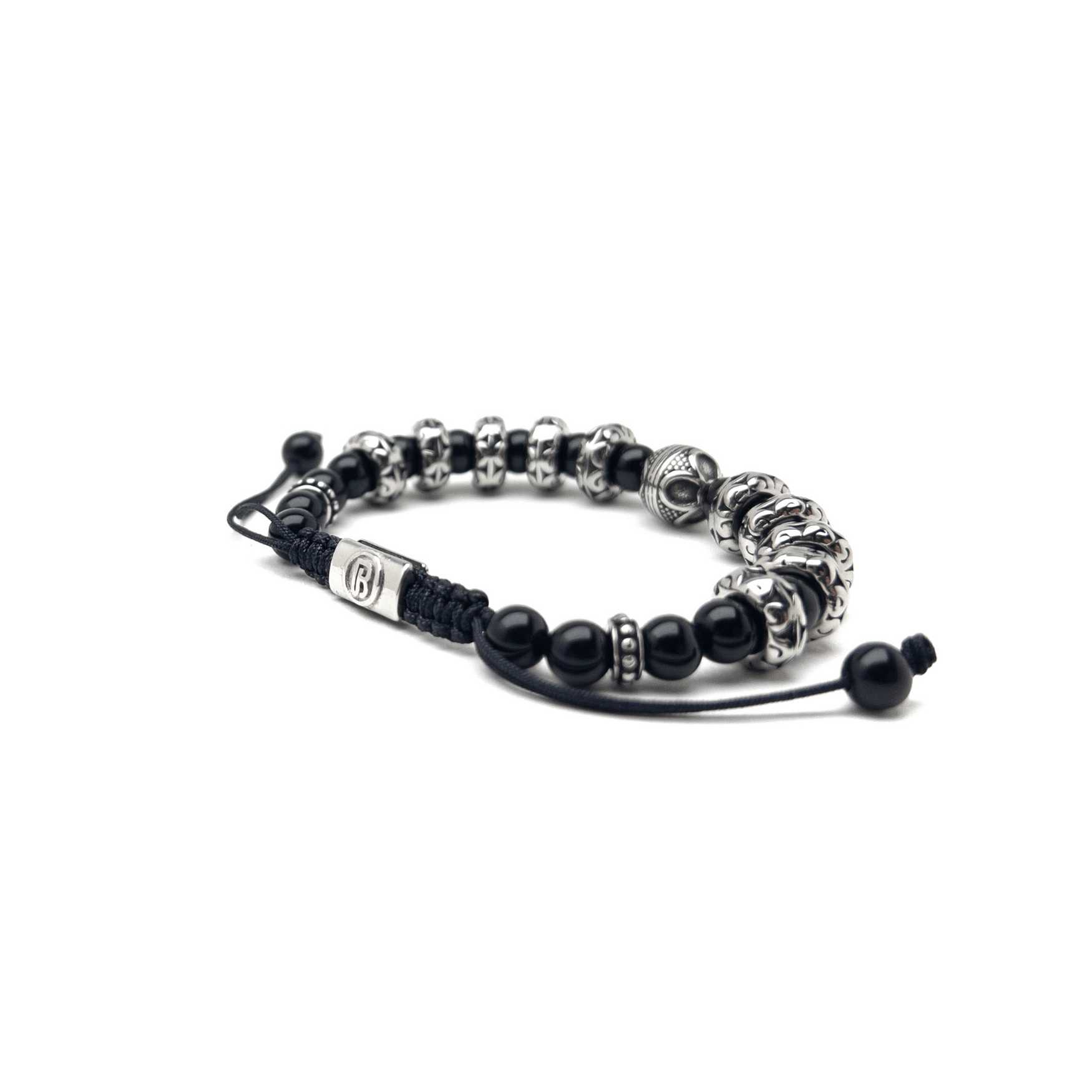 Cylinder Thread Bracelet – Silver