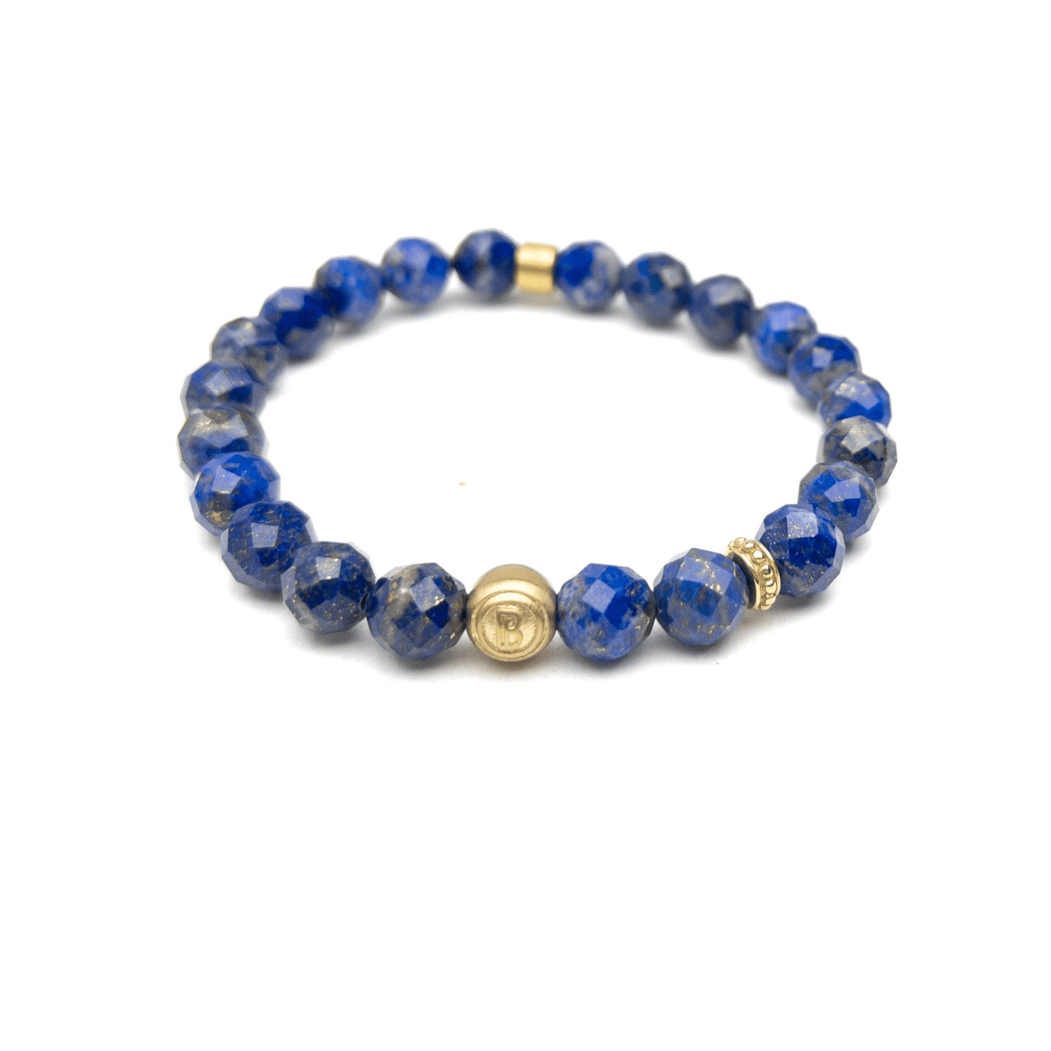 Faceted Lapis Signature – Gold