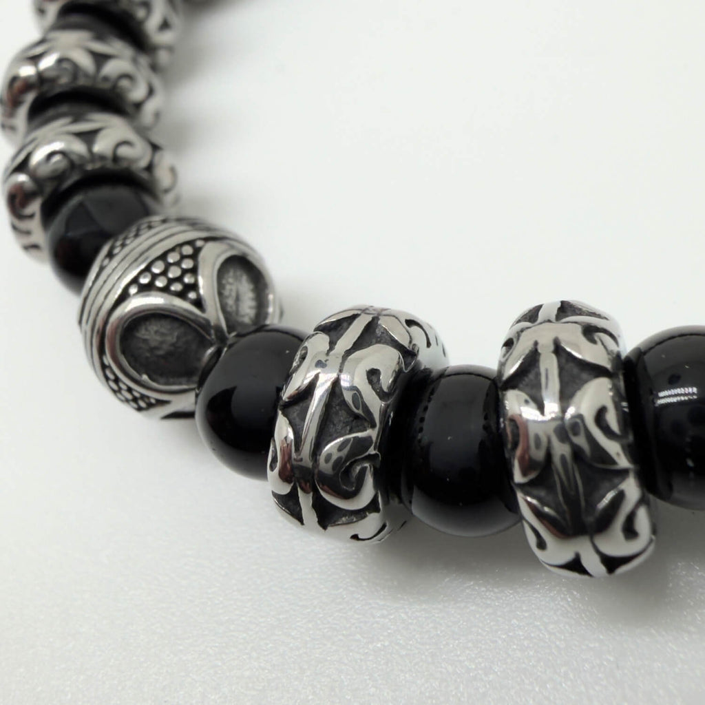 Cylinder Thread Bracelet – Silver