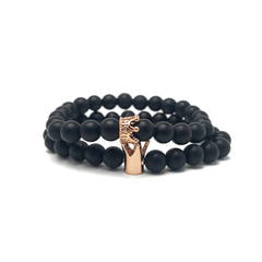 Black King And Queen Bracelets