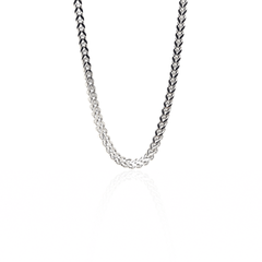 Silver Plated Franco Chain Necklace