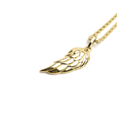 Gold Plated Wing Necklace