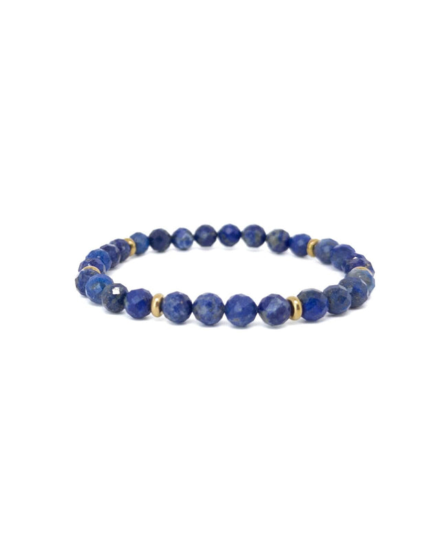 Faceted Lapis - Gold Main image