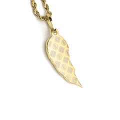 Gold Plated Wing Necklace