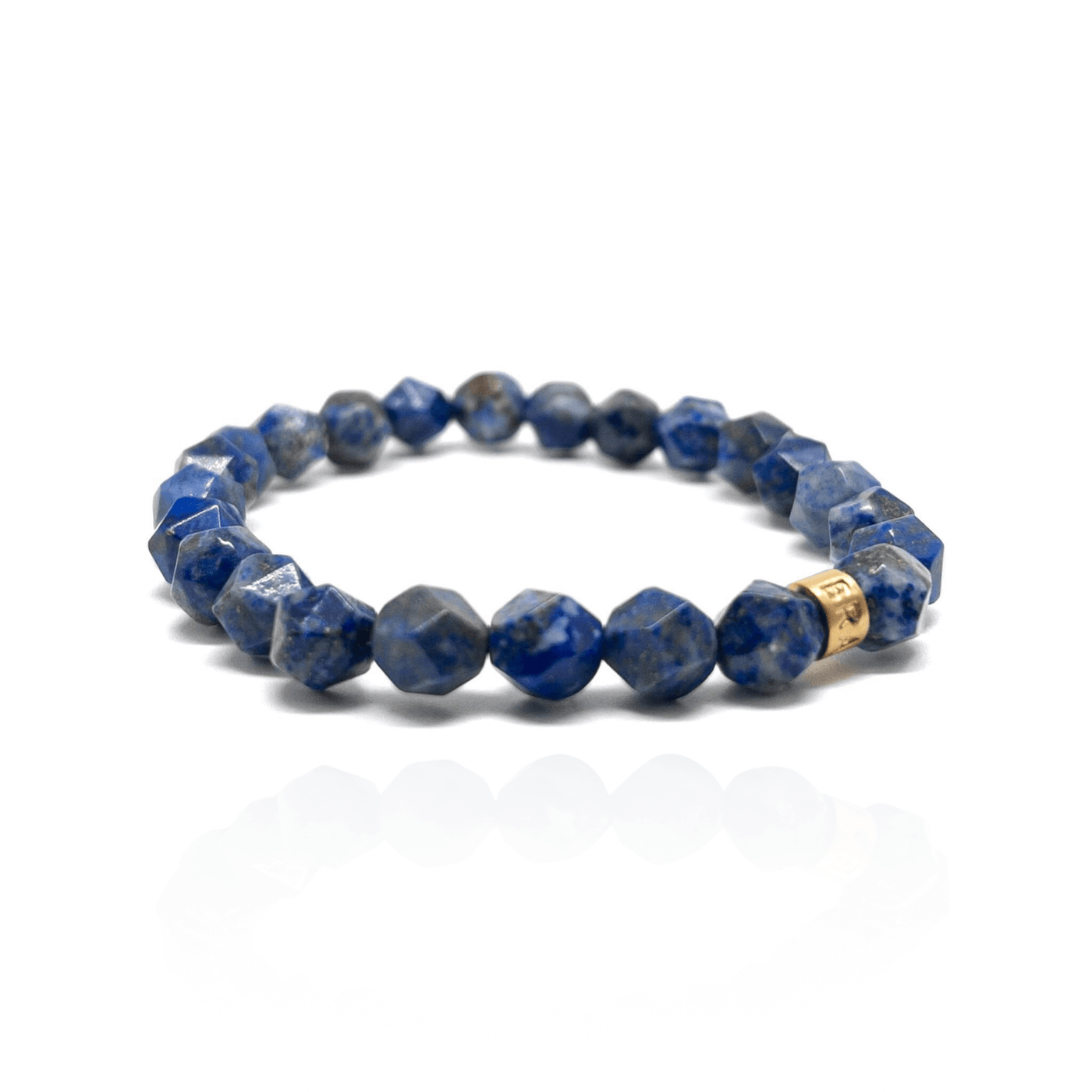 The Full Faceted Lapis Lazuli Signed Bracelet