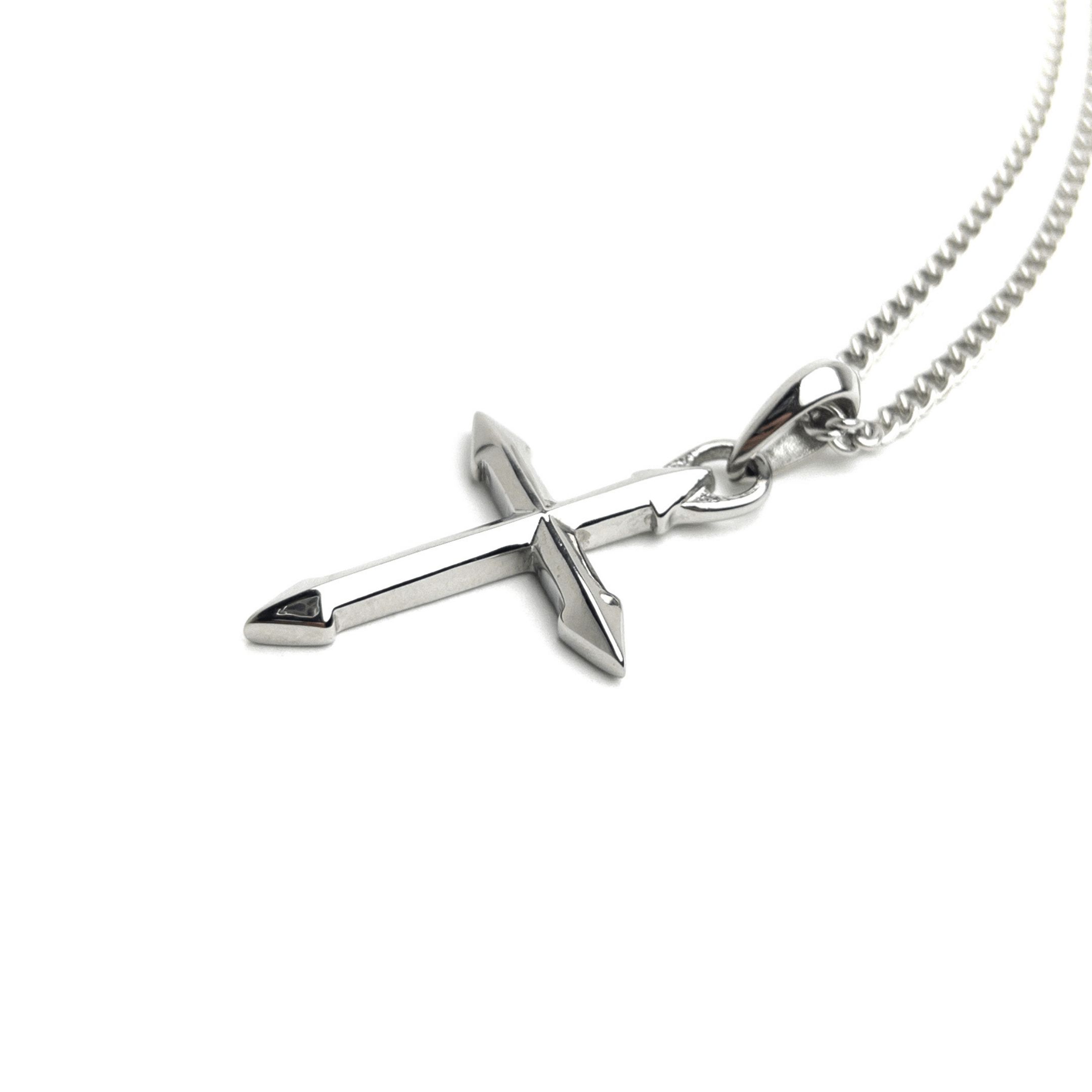 Cross Necklace – Silver