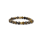 Faceted Tiger Eye Signature