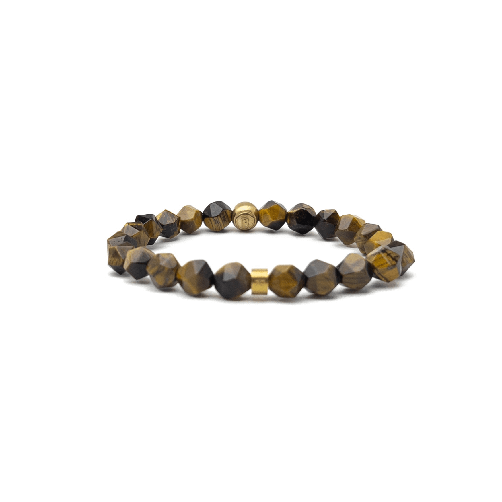 Faceted Tiger Eye Signature – Gold