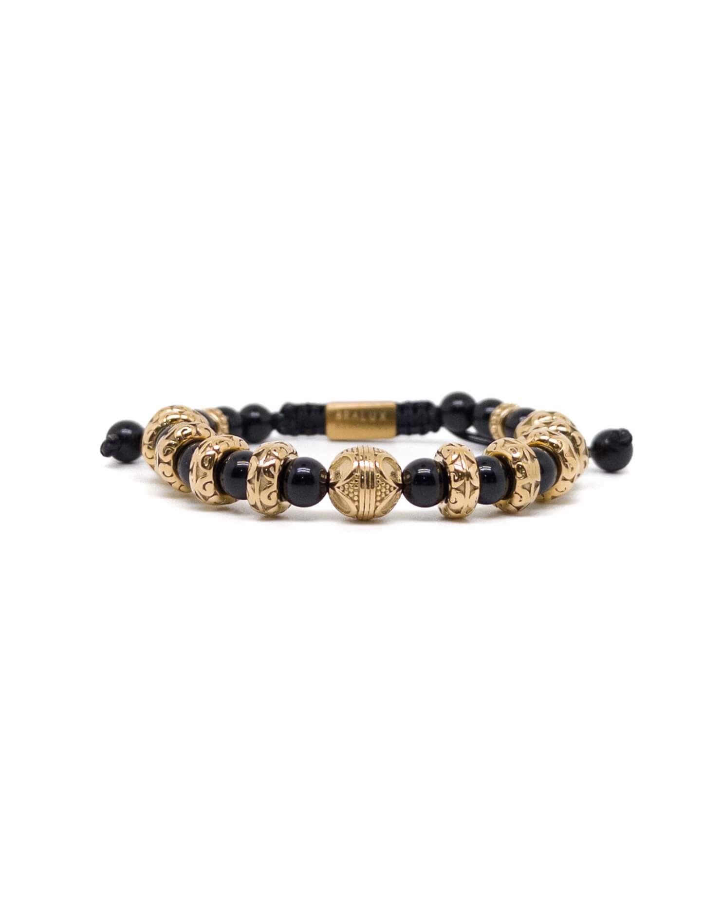 Cylinder Thread Bracelet – Gold