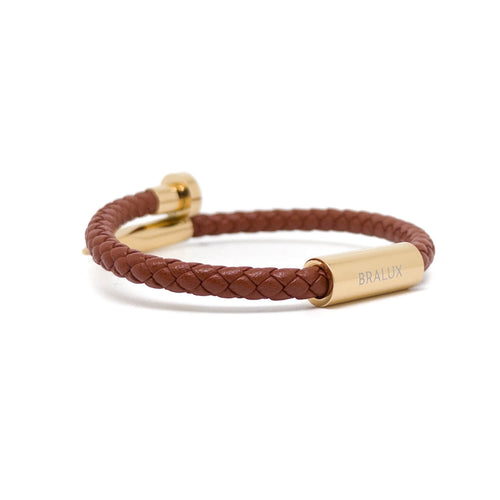 Ongle marron – Or