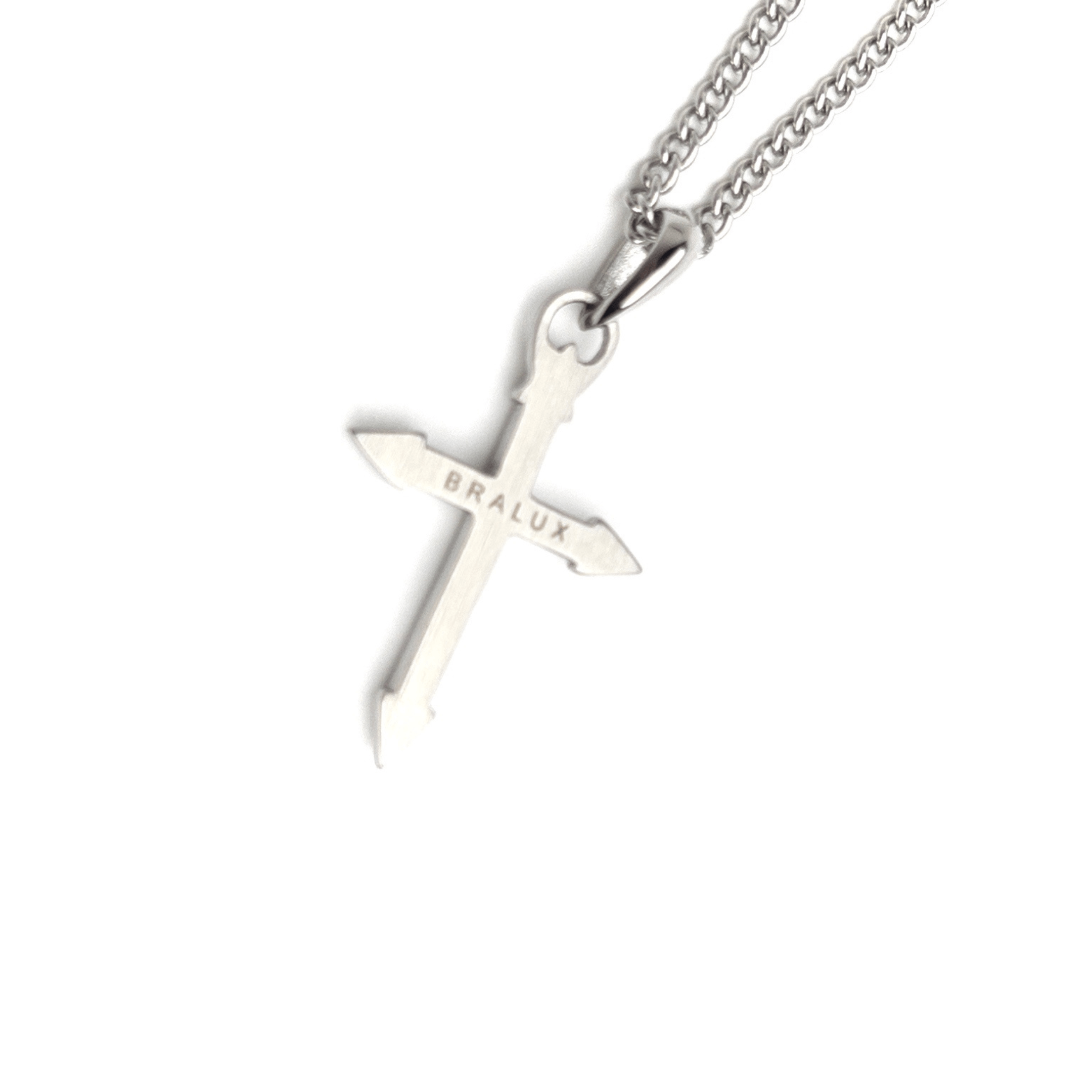 Cross Necklace – Silver