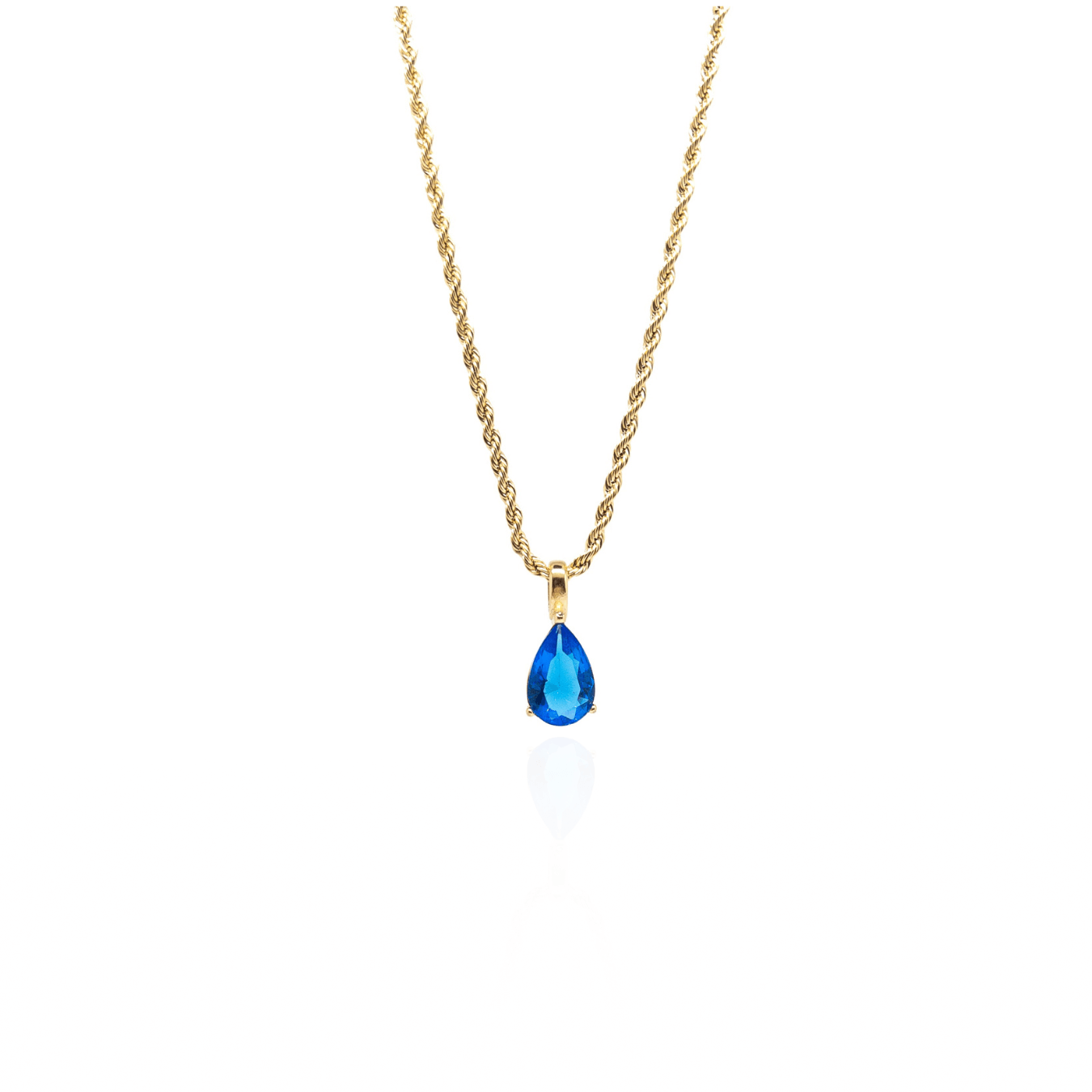 The Blue Drop necklace