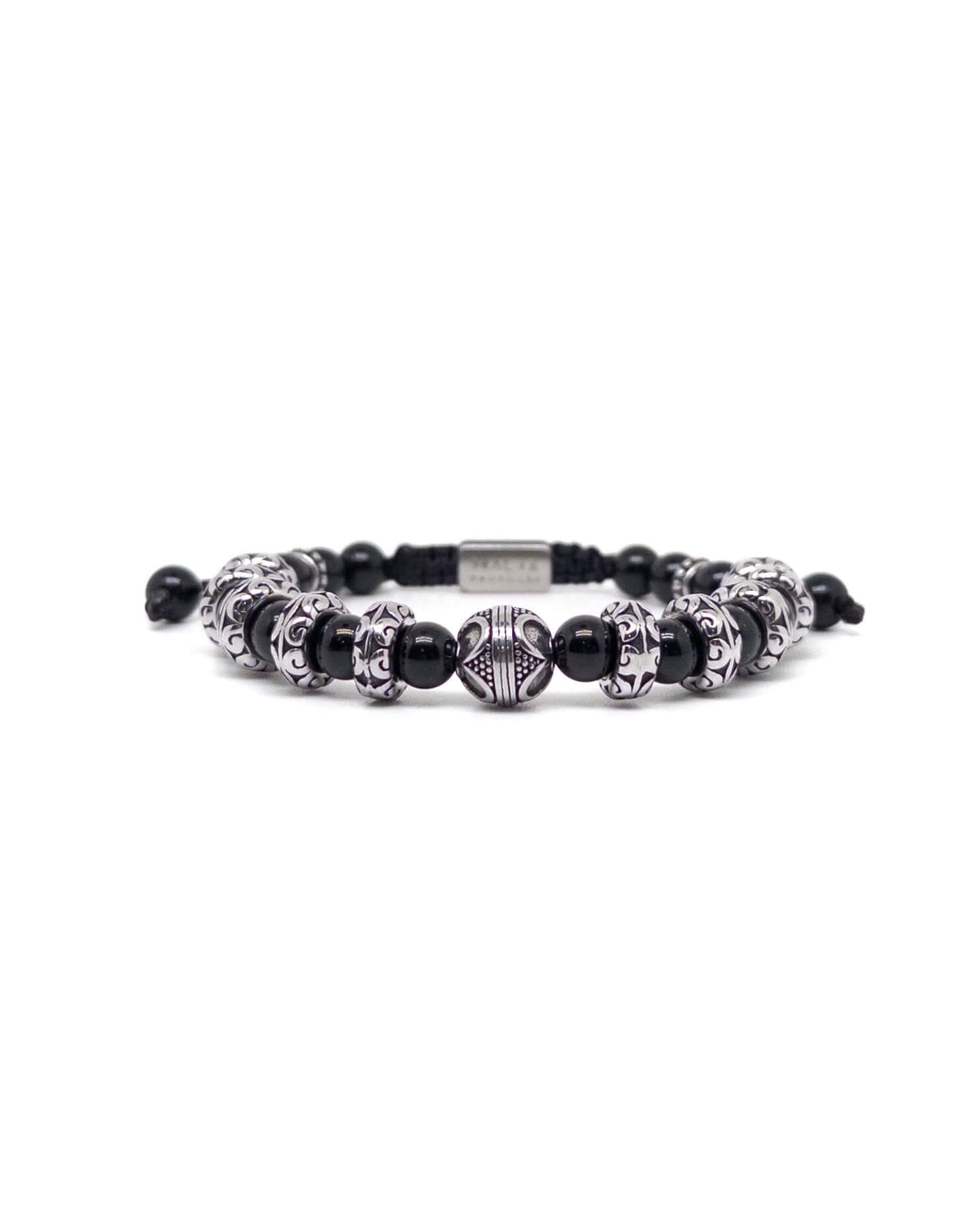 Cylinder Thread Bracelet – Silver