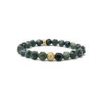 Faceted Moss Agate Signature