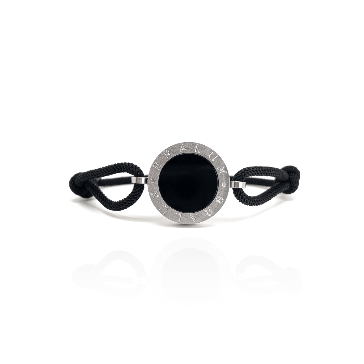 Circle Onyx Bracelet – Silver