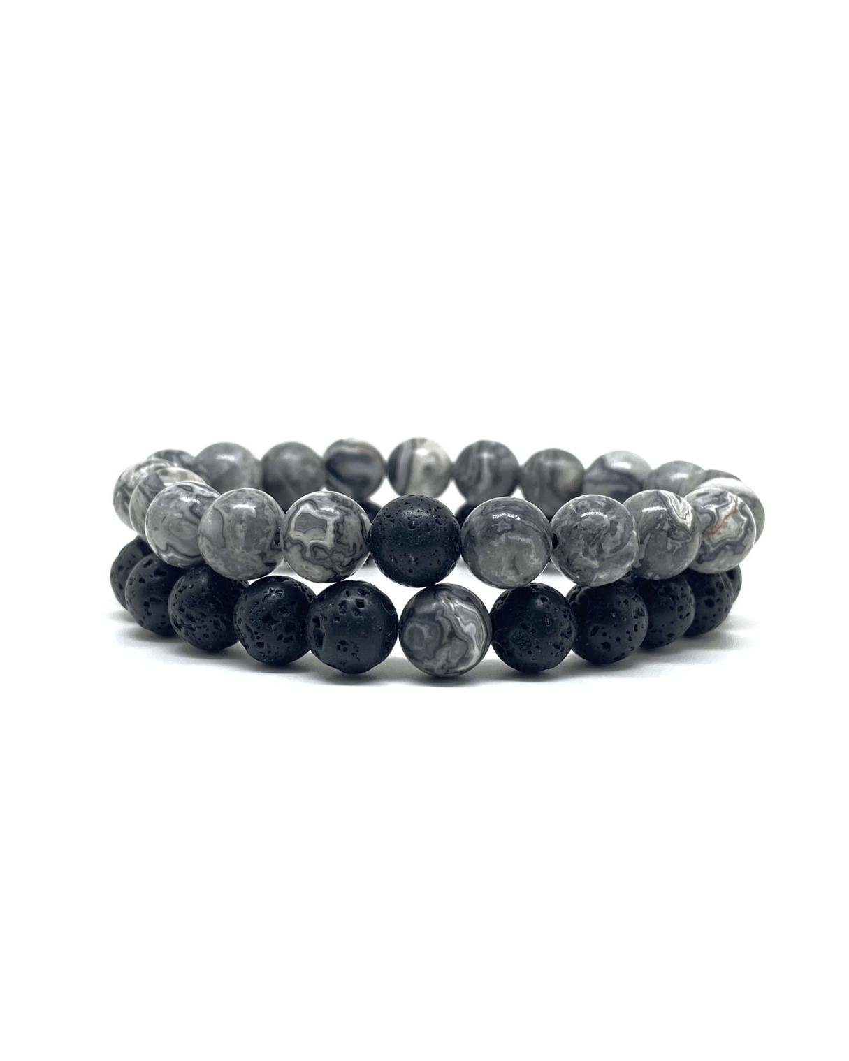 Black Grey Bracelet Set Main image