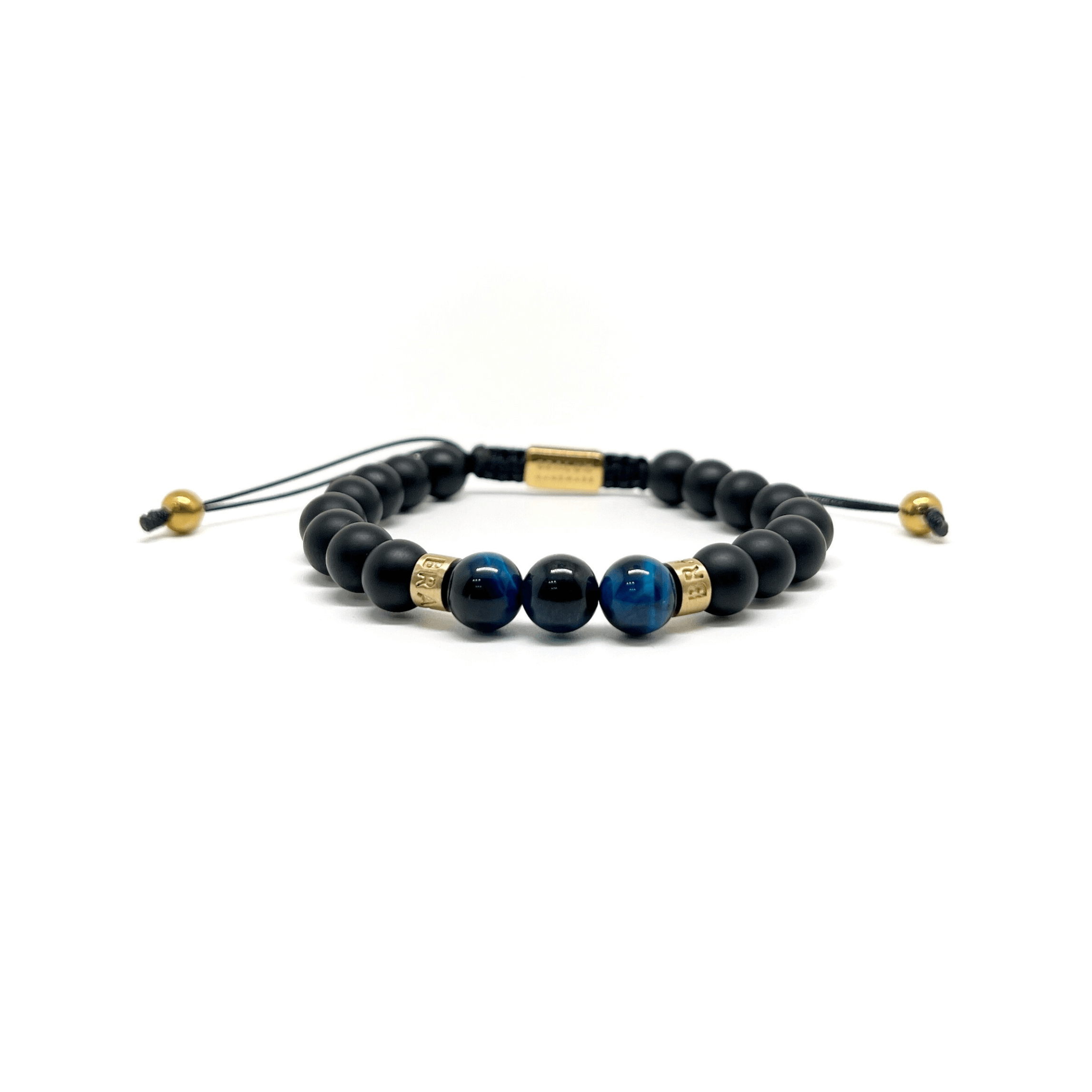 Triple Blue Tiger Eye Signature – Gold