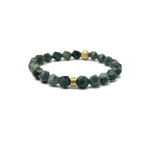 Faceted Moss Agate Signature
