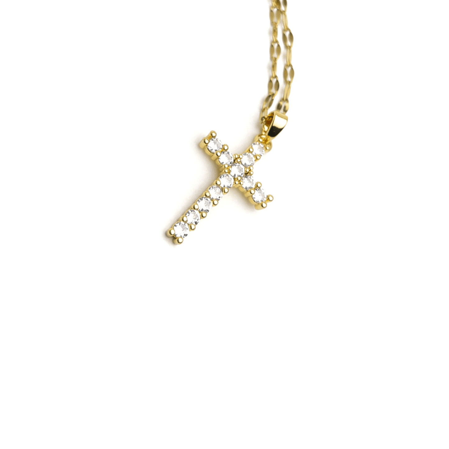 Gold Plated Zircon Necklace