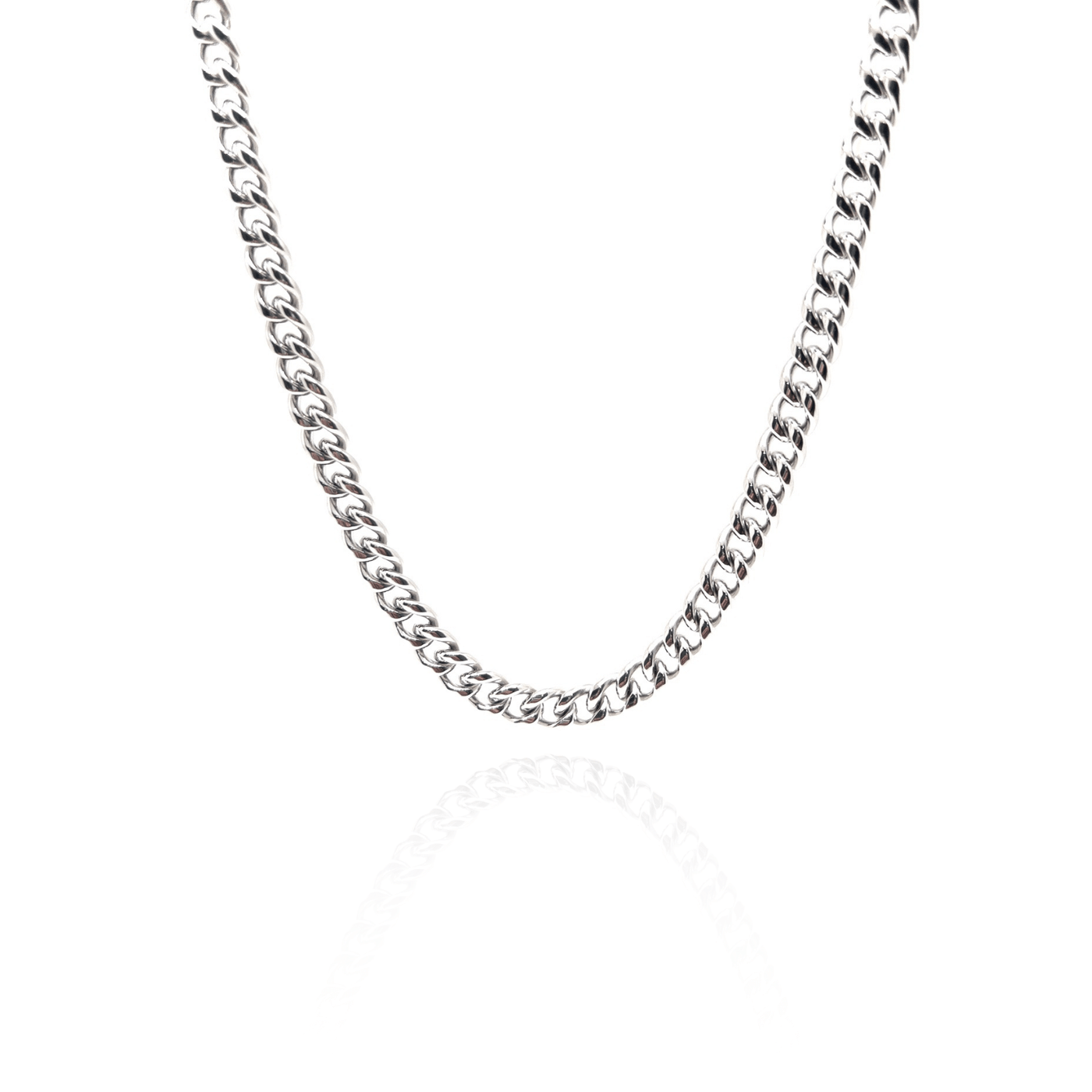 The Silver Plated Cuban Chain