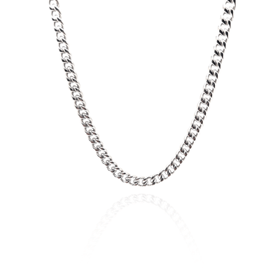 The Silver Plated Cuban Chain