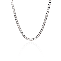 The Silver Plated Cuban Chain