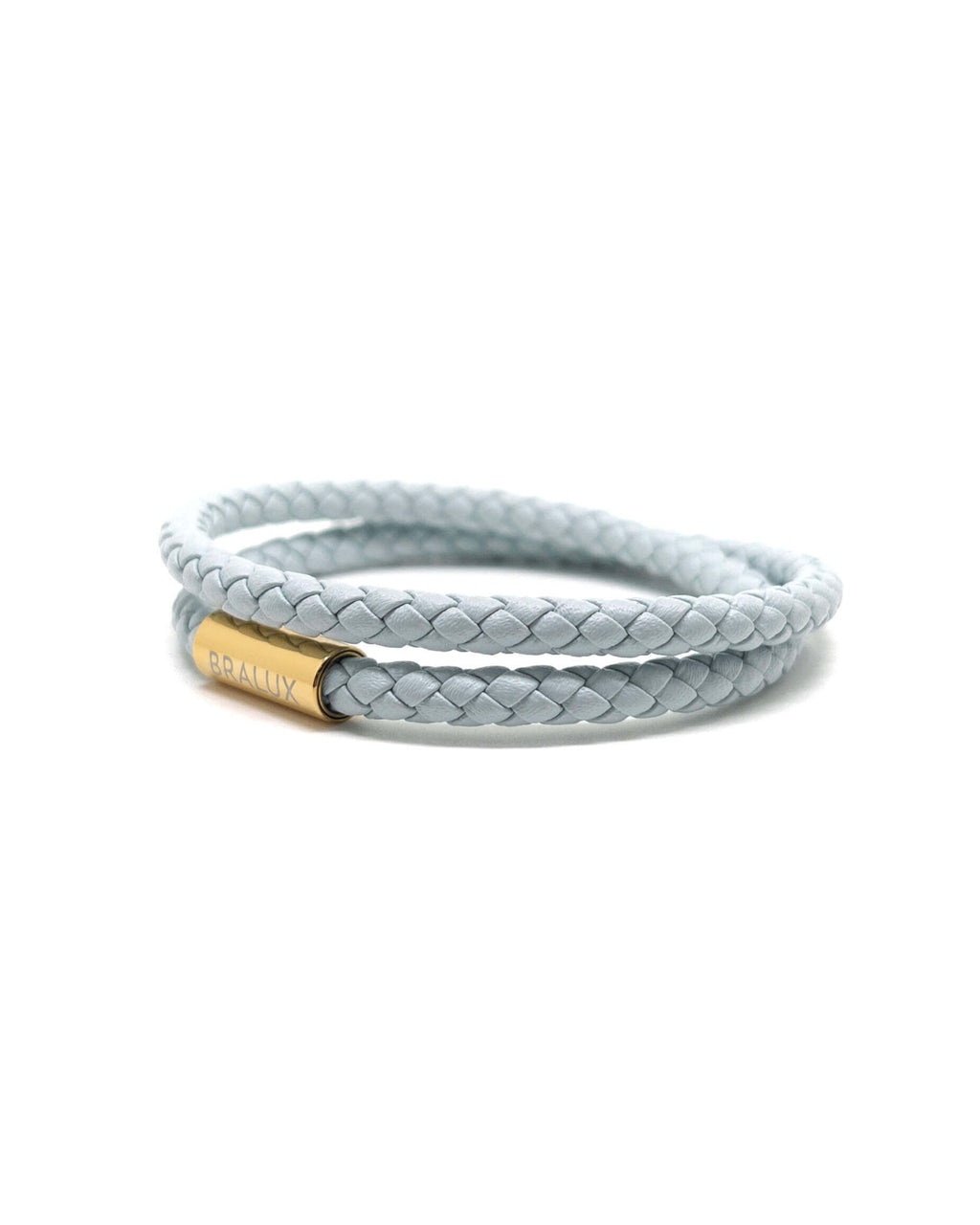 Duo Baby Blue Leather Bracelet
