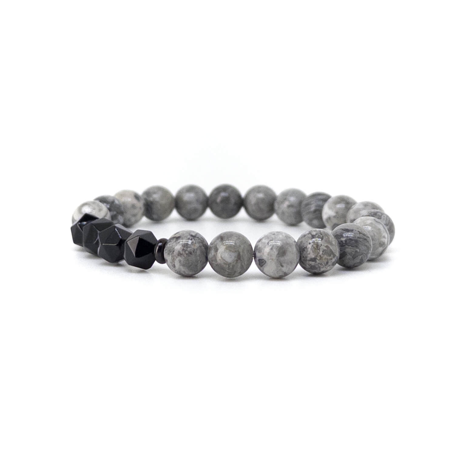 Grey Jasper Agate Bracelet