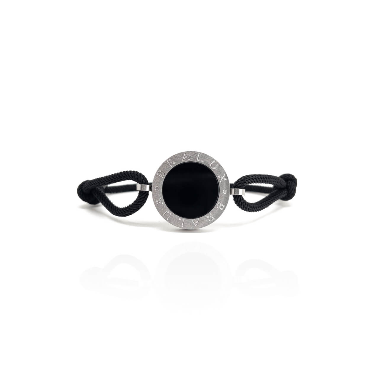 Circle Onyx Bracelet – Silver