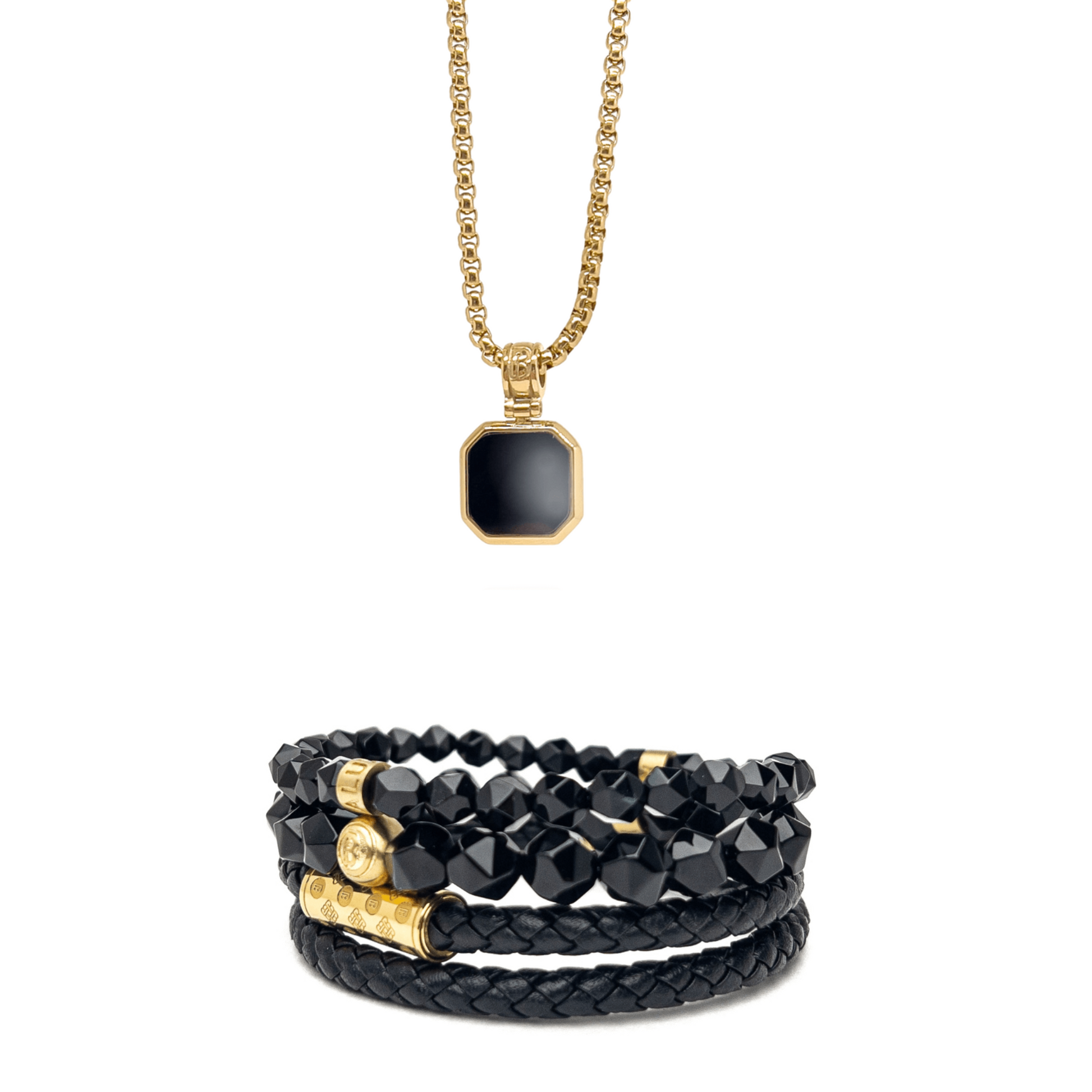Monogram set - gold
