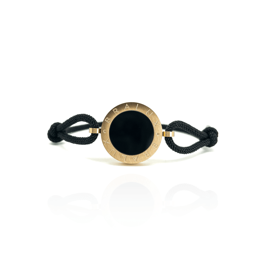 Circle Onyx Bracelet – Gold