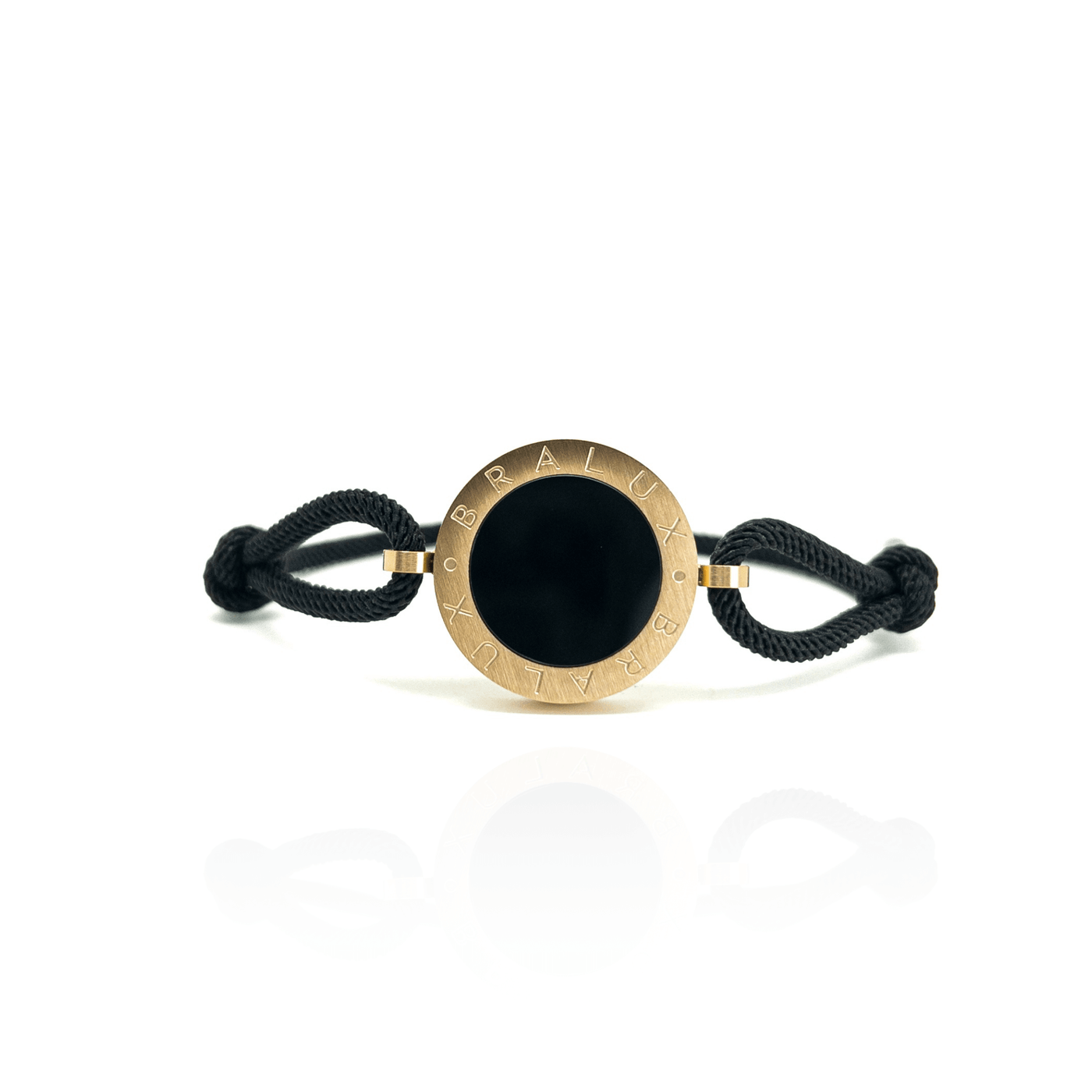 The Gold Plated Circle Onyx Stone