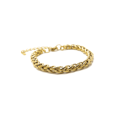 Gold Plated Franco Chain Bracelet