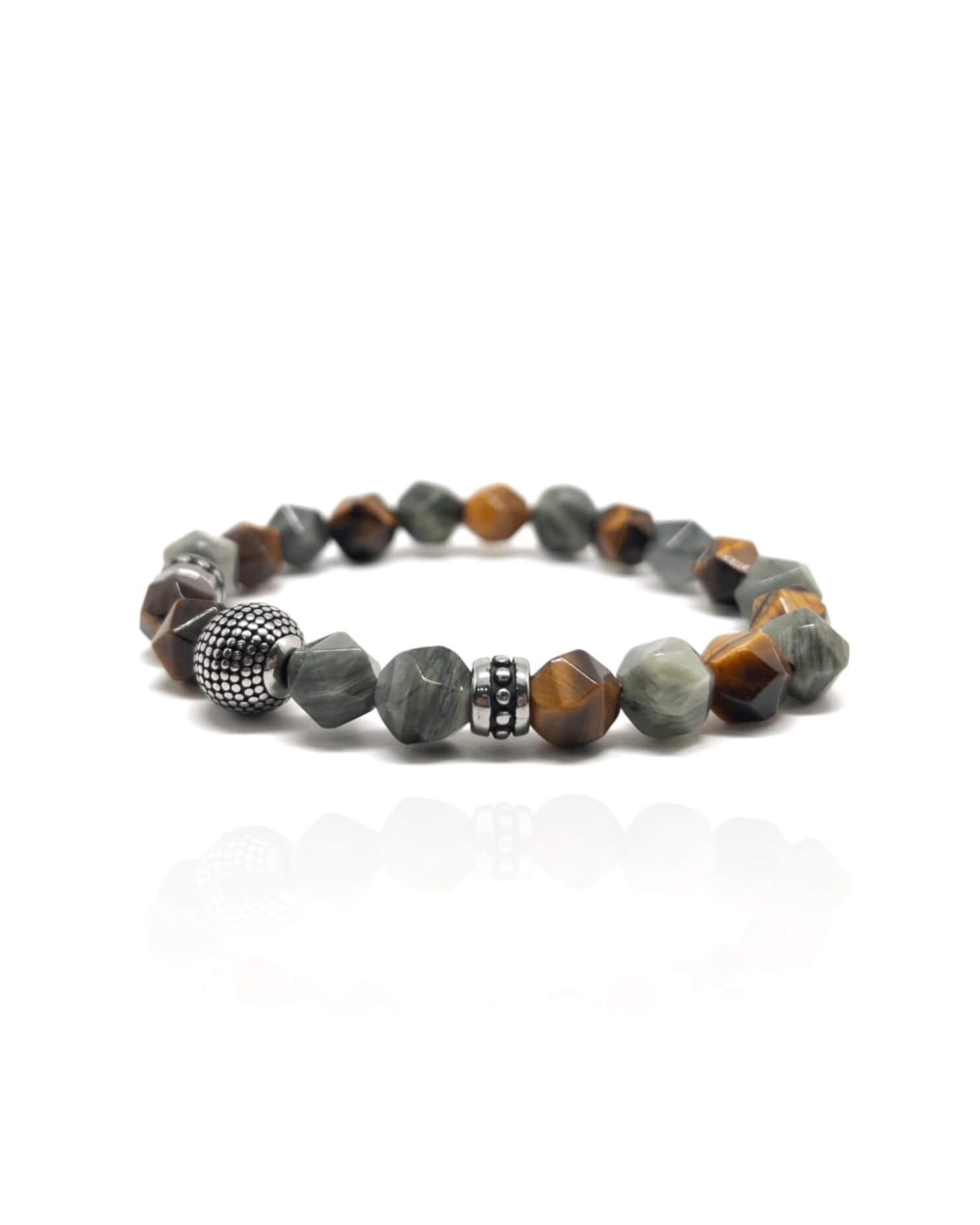 Tiger Eye Jasper Bracelet – Gold