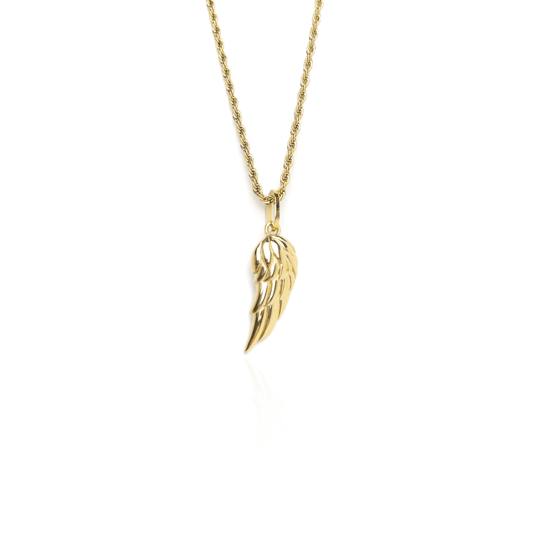 Wing Necklace – Gold Main image
