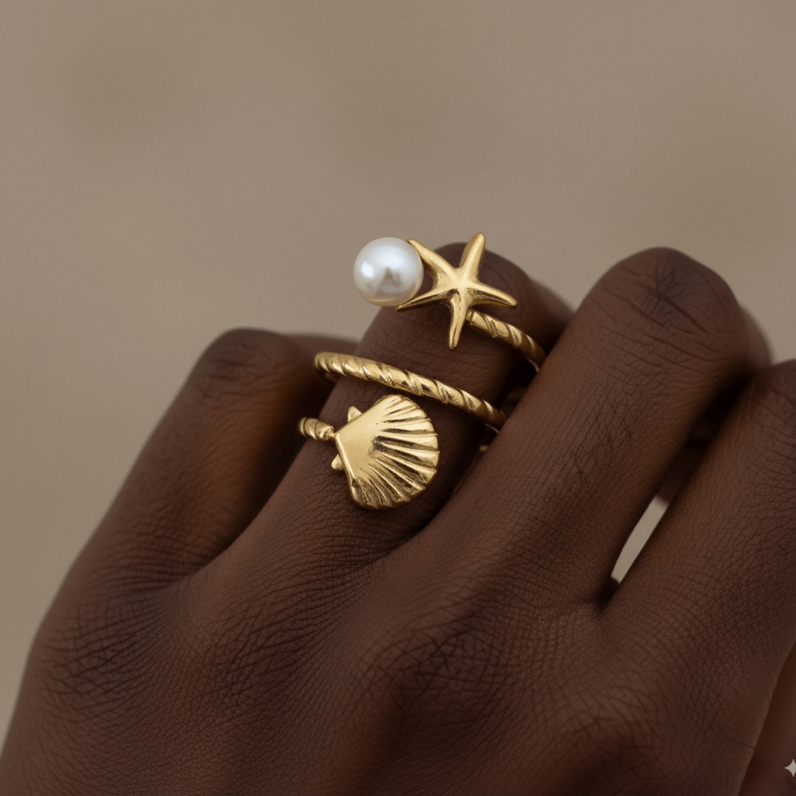 Star Pearl Ring