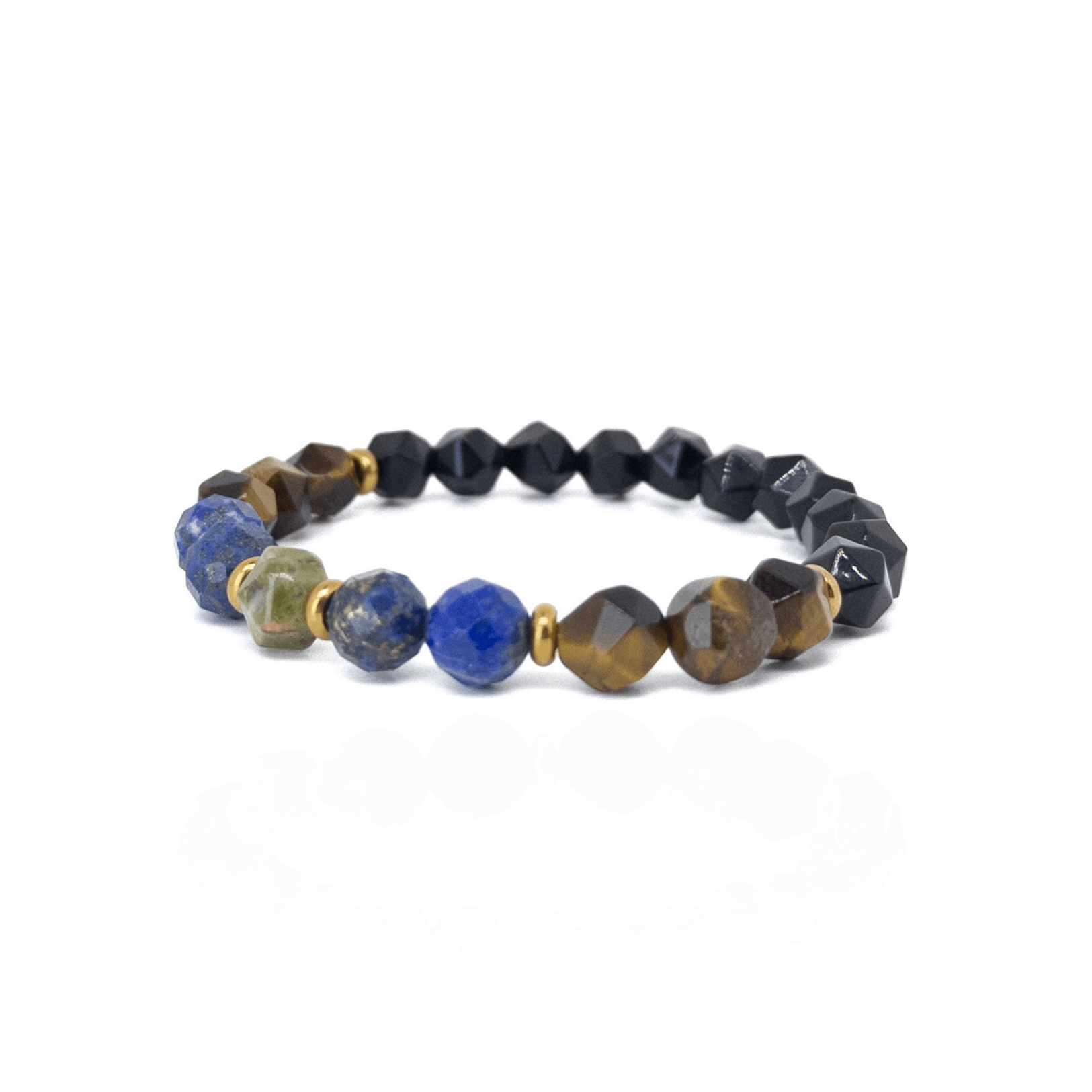 Faceted Stones Bracelet – Gold Main image