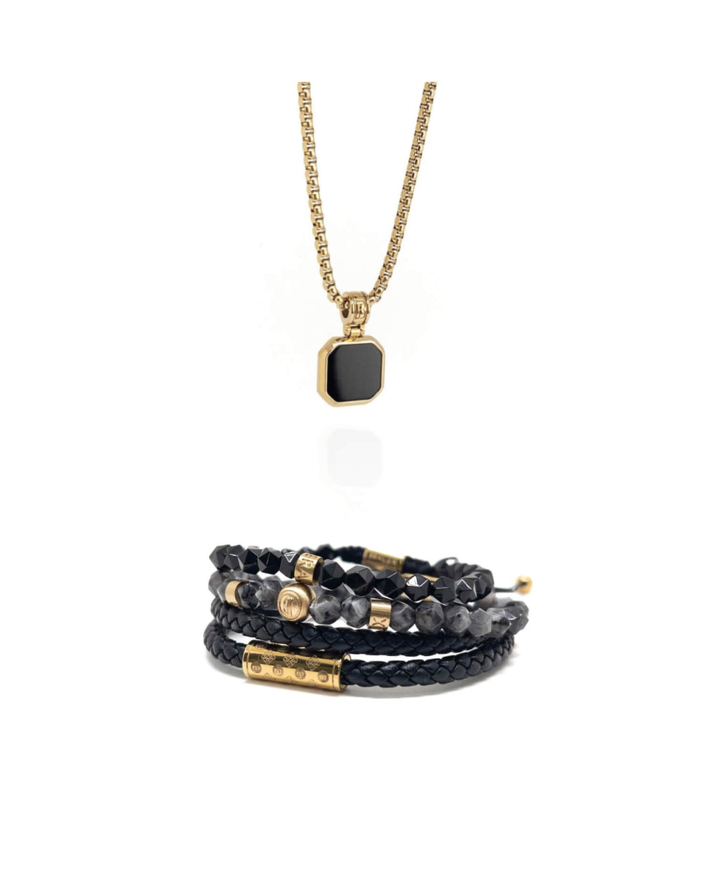 Monogram Square Set – Gold