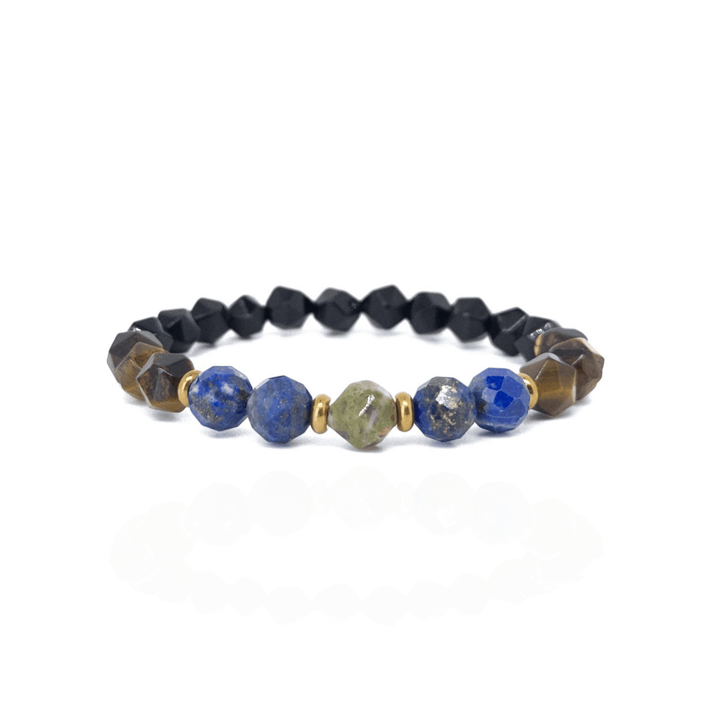Faceted Stones Bracelet – Gold