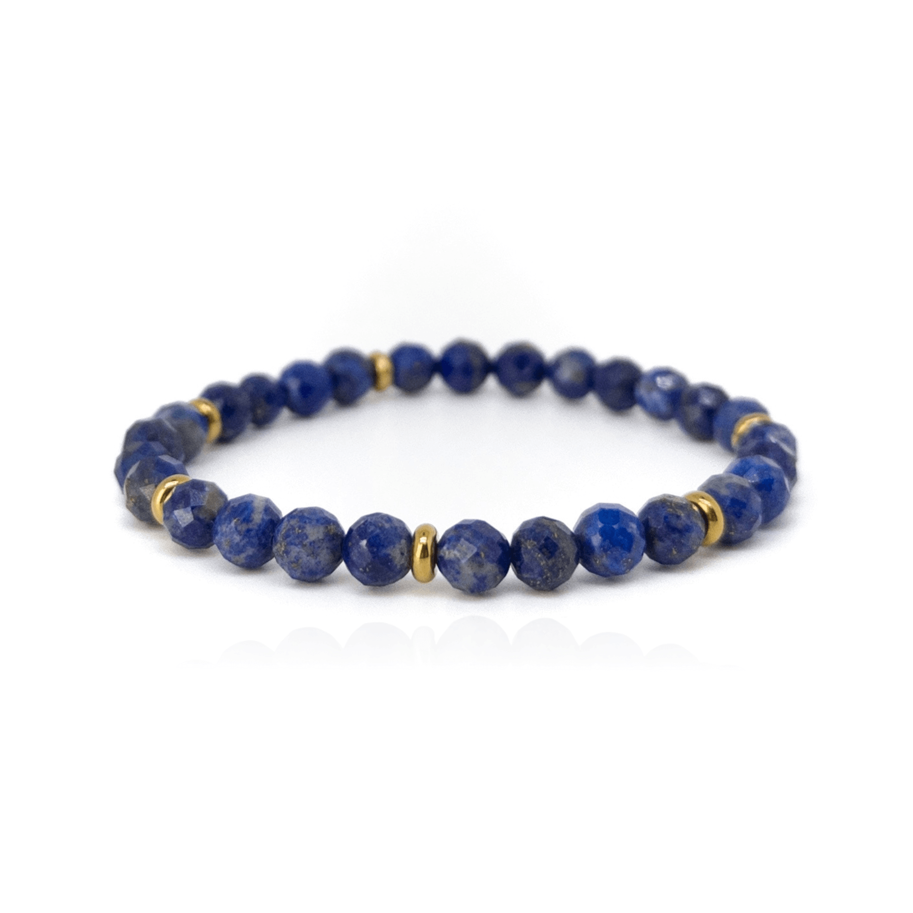 Faceted Lapis - Gold Main image