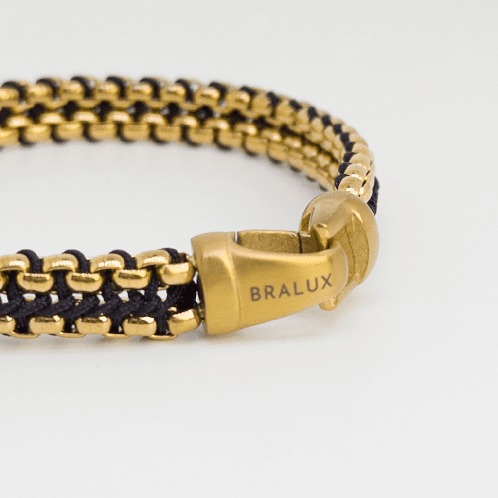 Woven Box Chain - Gold